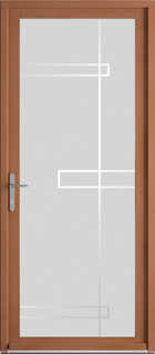 Porte d'entrée bois elsa