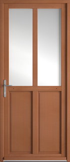 Porte d'entrée bois selune